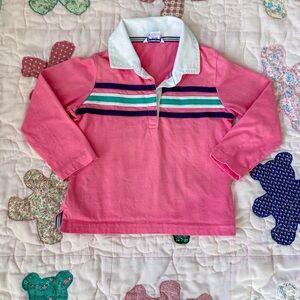 Hartstrings Pink and Purple Striped Polo Shirt